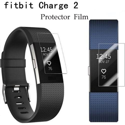 PETENRY HD Protective Film for Fitbit Charge 2 Anti-Scratch TPU Clear Ultra-thin Screen Protectors for Fitbit Charge 2 Band