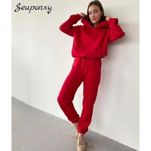 High Quality Loose WomenS Sports 2 Two-Piece Set Autumn Sexy Long-Sleeved Pullover + High Waist Pants 2021 Autumn Casual Set