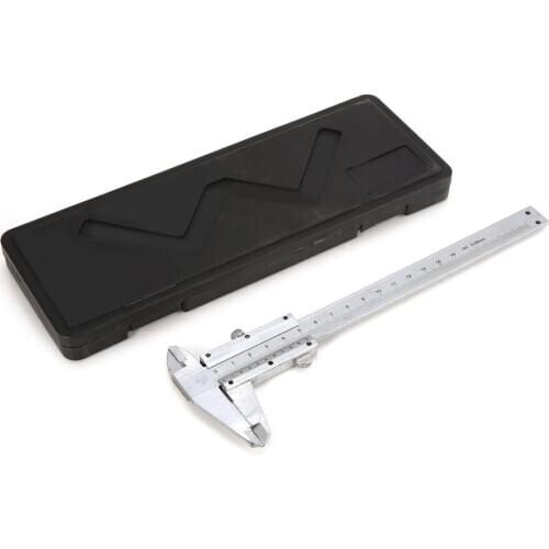 150MM Mini Gauge Measurement Stainless Steel Sliding Vernier Caliper Tool Ruler 6inch Micrometer Measuring Tools