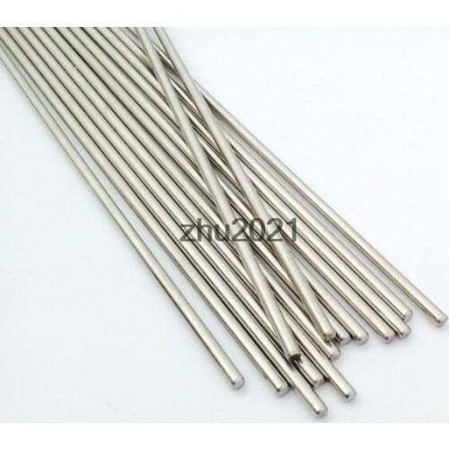 20 PCS 1/1.5/1.6/2/2.5/3/4/5MM Length 50-300MM Toy Car Frame Part Stainless Steel Round Shaft Rod Bar