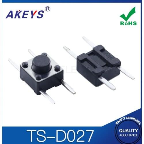 200PCS TS-D027 6*6 Tactile Switch 4 Pin SMD Momentary Mini Electric Switch