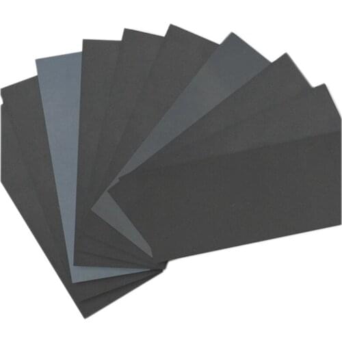 70 Pcs Sand Paper Sheets Home Coarse Polishing Car Metal Glass Ceramics Wood Sandpaper Wet And Dry Sandpaper Set