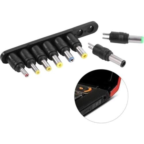 8 in 1 Set 8pcs Universal AC DC Power Adapter 2pin Plug Charger Tips for Sony Samsung PC Notebook Laptop