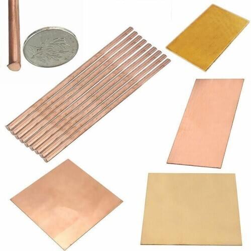 99.9% Pure Copper Cu Metal Sheet Plate/Rod Tube & Brass Metal Thin Sheet Plate