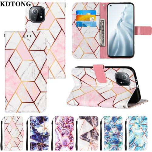 Case for Xiaomi Mi 11 Poco X3 NFC 10S 10T Lite 10 T Pro M3 Luruxy Wallet Euti Full Body Protect Cover Geometric Shockproof Coque