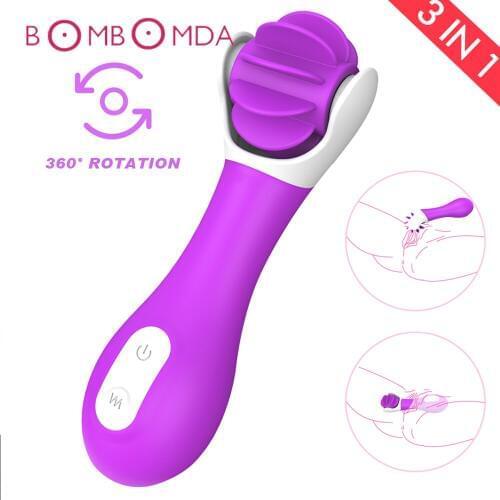 Erotic Sex Shop Rotating Licking Clitoris Vibrator G Spot Clitoris Stimulation Vibrators Adult Sex Toys for Women Masturbator