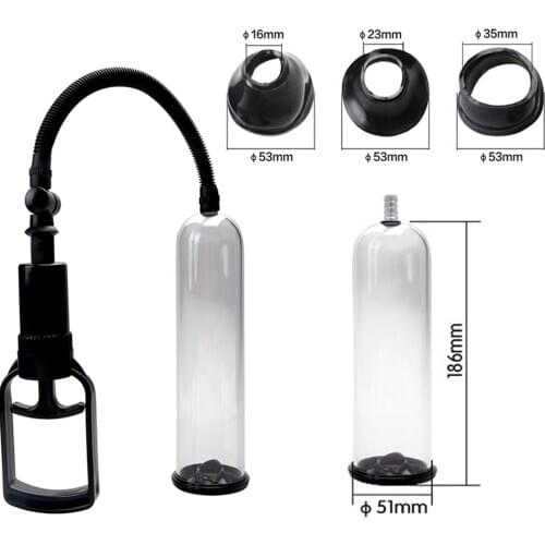 Hot Penis Pump Penis Enlargement Vacuum Pump Penis Extender Sex Toys Penis Enlarger Extension Adult Sexy Product for Men