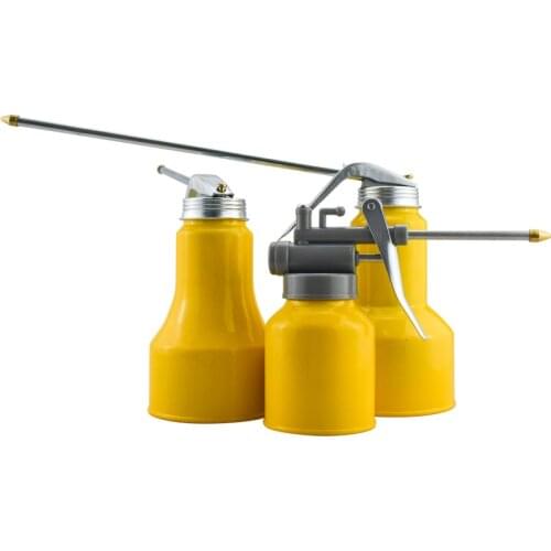 Oiler for greasing Transparent Oil Can Lubrication High Pressure Pump Oiler Lubricating Oil Plastic Machine 250-500ml grease gun