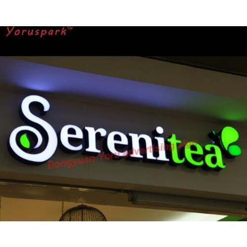 Outdoor advertising sign 3D LED Epoxy channel letter sign board