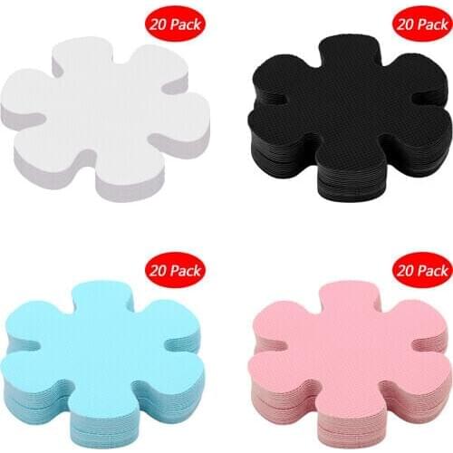 20pcs Anti Slip Bathtub Stickers Bathroom Flower Self-Adhesive Non Slip Bathtub Decals Stickers Bath Shower Anti-Slip Stickers