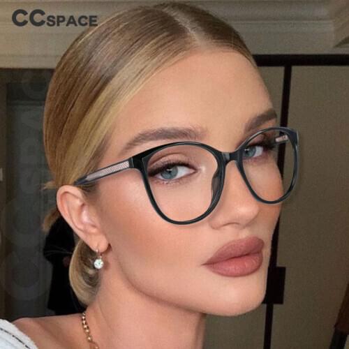 49825 Round Cat Eye Anti Blue Light Optical Glasses Frames Men Women TR90 Fashion Computer Eyeglasses