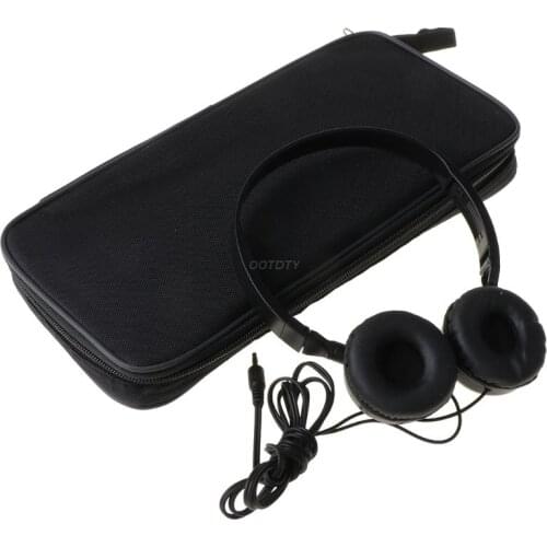 OOTDTY Water Leak Detector Water Tank Pipe Electronic Stethoscope Automotive Car Noise Finder Diagnostic with Earphone Set