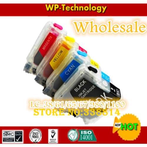 [Wholesale]Refill cartridge suit for LC38 LC61 LC67 LC65 LC980 LC1100,suit for Brother DCP-145C/165C/185C/385C/585CW/6690CW