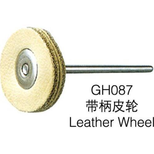 Mini Leather Polishing Buffing Wheel With Shank For Jewellery Rotary 100 Pcs
