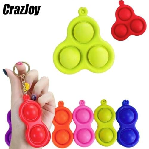 Simple Dimple Fidget Sensory Toy Set Stress Relief Toy Antistress Anxiety Relief Stress Bubble Fidget Sensory Toy For Kids Adult