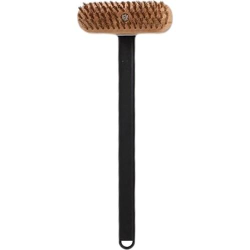 40cm Alloy Handle Oven Brush Professional Pizza Oven Copper Brush Scraper Household Kitchen Oven Cleaning Brush Scraper Tool