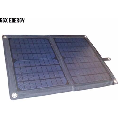 GGX ENERGY 20 Watt Solar Panel with Solar Controller 12V Car Charger Solar Battery Phone Charger