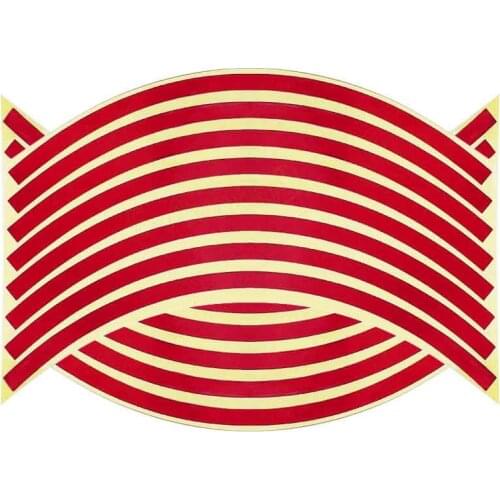 Tire Stickers Car Tyre Rim Stickers Car-covers Wheel Sticker Tape Auto Decors 17"-18" Reflective 16 Strips Car-styling