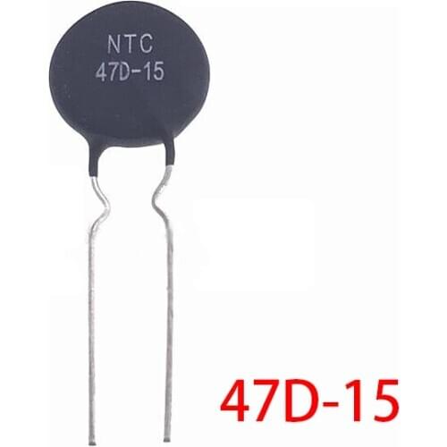 10pcs NTC Thermistor Resistor NTC 47D-15 Thermal Resistor