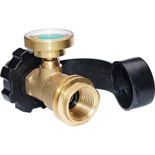 Universal BBQ Gas Propane Pressure Gauge Tank RV Pressure Gauge Level Indicator Adapter Leak Detector Gas Measurement Tools