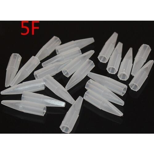 YILONG 100pcs 5F needle tips For Permanent Makeup Good Quality Traditional Tattoo Needle caps free shipping