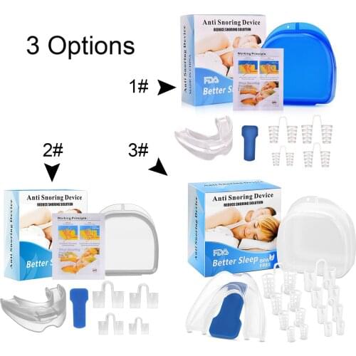 Anti Snoring Clips Stop Snoring Solution Mouth Guard Sleep Aid & Snore Stopper Anti Snore Instant Relief Restful Sleep at Night