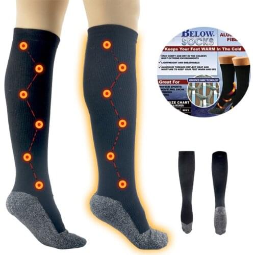 Winter Stockings Self Heating Socks 35 ℃ Constant Temperature Heat Socks Compression Socks Outdoor Sports Socks Accessories