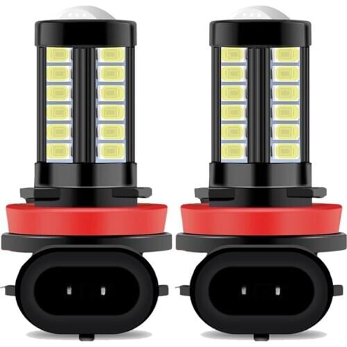 2pcs H11 H8 H16 LED Car Fog Bulbs HB3 9005 9006 HB4 H7 LED Cars White Red Ice Blue Yellow Lamp Car Light Upgrade High Quality