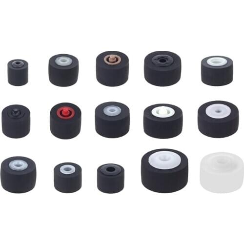 Different Size Car Retractor Press Belt Pulley, Deck Audio- Pressure Recorder Press Belt Pulley Cassette Deck Pinroller Tape