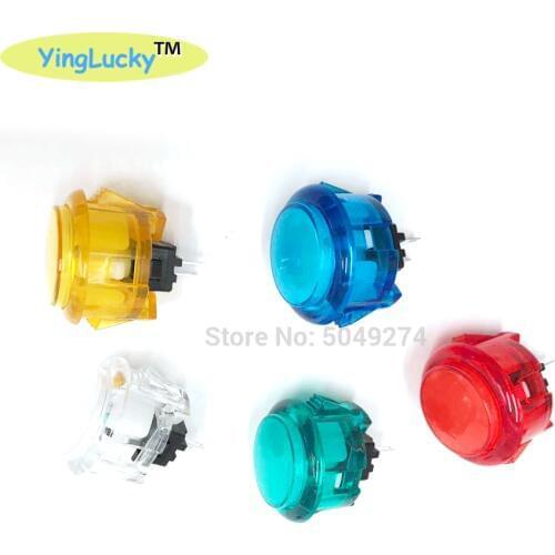 Free shipping 8pcs Sanwa button copy SANWA obsf-30mm arcade 30mm push button for arcade diy kit arcade slot machine
