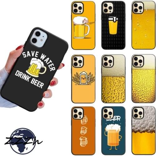 For Men Drink Beer Smartphone Case For Iphone 11 12 Pro Max 6 7 8 Plus For Apple Phone X Xs Max XR SE 2020 Cover