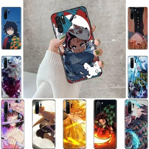 Demon Slayer Anime Comics Phone Case For Huawei Y5 Y6 II Y7 Y9 PRIME 2018 2019 NOVA3E P20 PRO P10 Honor 10