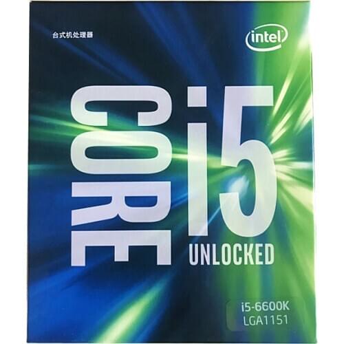 I5 6600 k i5-6600k 3,5 ghz lga1151 scrattered piezas 14nm 95 w quad core Processor cpu de escritorio