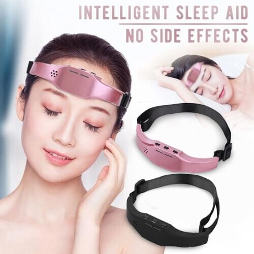 Electric Head Massager Relax Headache Eliminator Aid Therapy Sleeping Device Sleep Monitor Migraine Relief Hypnotic Apparatus