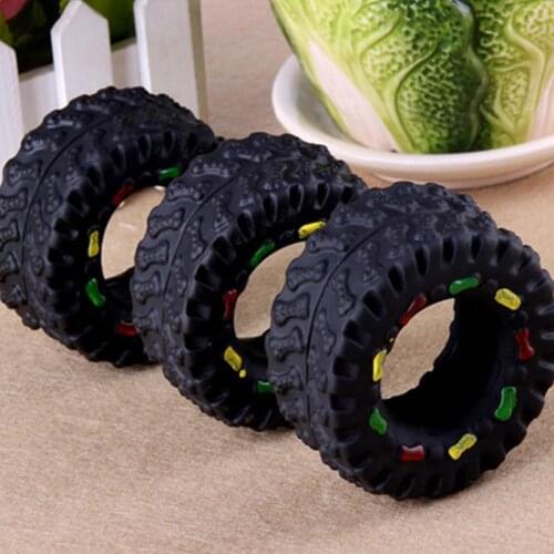 Pet toys wholesale small tire pet toys dog vinyl chew toys dog toys