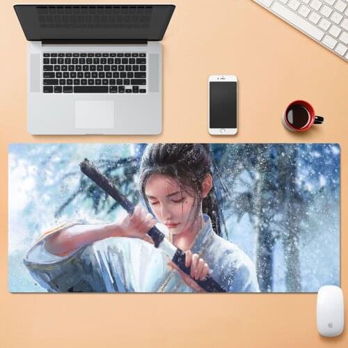 Kawaii Large Mouse Pad Anime kawaii desk accessories Landscape Mat Sexy Big mousepad Customized personalized gaming mouse pad