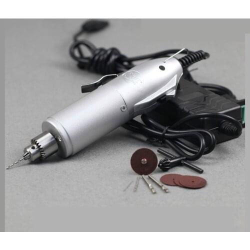 Small Electric Mill Engraving Machine Miniature Drill Adjustable Variable Speed Drill Electric Grinding Drill Stock Wholesale