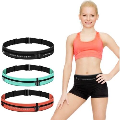 Travel multifunctional Sports pocket mini fanny pack for men women Portable convenient USB waist pack waterproof phone belt bag