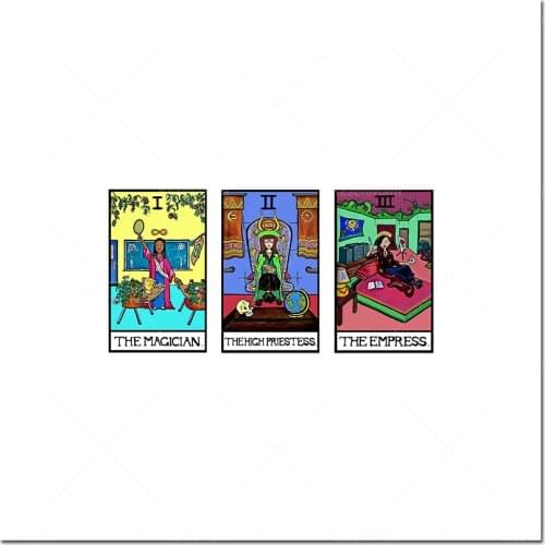 Daria Bundle Part Set-Lawndale Tarot Card-Daria, Jodie and Jane Wall Art Painting Poster Pop Art Print