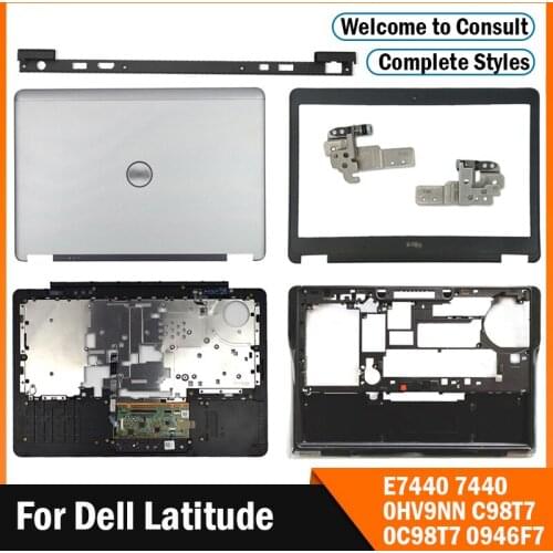New Laptop lLCD Back Cover/Front Bezel/Palmrest Upper Case/Bottom Case For Dell Latitude E7440 7440 0HV9NN C98T7 0C98T7 0946F7