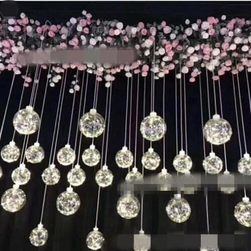 New Arrivals lightting Wedding Set Up Decorations Wedding Backdrop Stage with light senyu0140