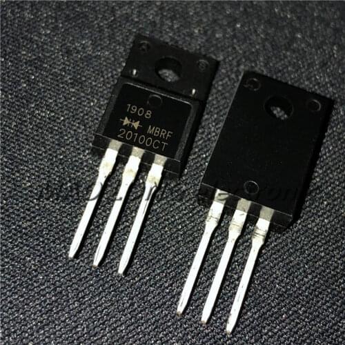 10PCS/LOT MBRF20100CT 20A 100V MBRF20100C 20100CT TO220F TO-220F Schottky new original In Stock