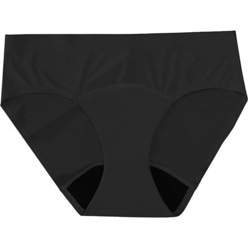 Solid Color Womens Panties Menstrual Leakproof Bikini Bottom Young Ladies Lingerie Mid Waisted Swim Fashion Female Underwear