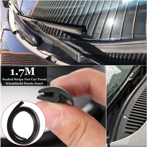 1.7M Car Wiper Windshield Panel Seal Strip For opel astra j peugeot 307 bmw e46 kia cerato nissan teana seat ibiza accessories