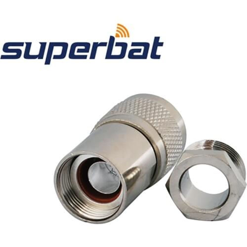 Superbat 10pcs N Clamp Plug RF Coaxial Connector for Cable RG214,RG8,LMR400