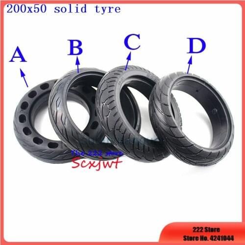 200x50 Explosion-proof Electric Bike Folding Electric Scooter tyre 8 inch hoverboard Motorcycle Non-inflatable Solid wheel Tire