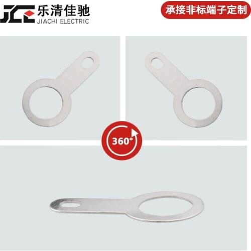 3.2 single end copper lug ring type welding lug terminals 500PCS copper lug copper gasket silver plating