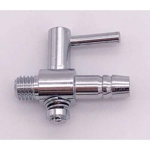 4mm Stainless Steel Aquarium Tank Air Pump Air Flow Tube Pipe Line Stainless Steel Control Valve Air Pump Accessories