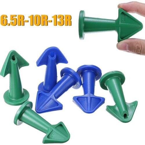 6pcs Caulk Nozzle Applicator Scraper Caulking Grouting Sealant Finishing Clean Remover Caulk Finisher Smooth Scraper Grout Kit