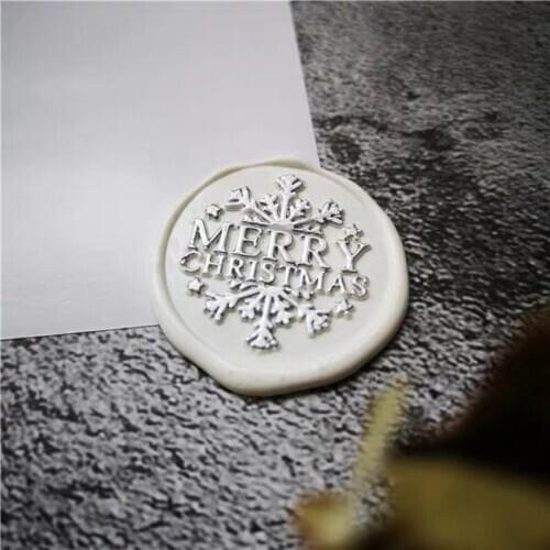 Christmas snowflake Wax Seal Stamp Christmas gift wax seal stamp merry Christmas wax seal stamp snowflake wax sealing kit